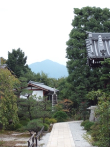 Mt Hiei from Tenneiji